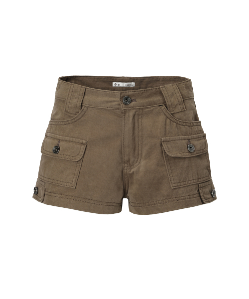 MIRECO(ミレコ)の「MULTI POCKET CARGO SHORTS CAMEL(その他パンツ・レディース・その他・1(S)/2(M))」の4枚目の写真