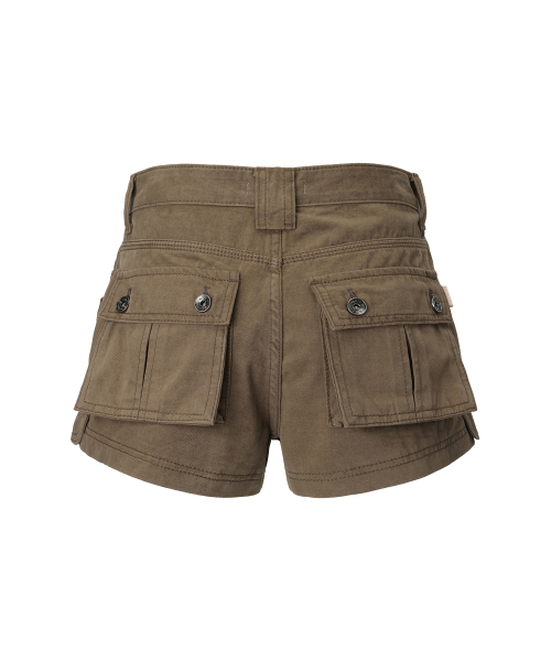 MIRECO(ミレコ)の「MULTI POCKET CARGO SHORTS CAMEL(その他パンツ・レディース・その他・1(S)/2(M))」の5枚目の写真