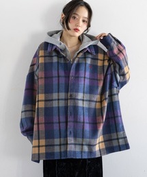 <BEVERLY HILLS POLO CLUB>BIGシャギーチェックシャツ