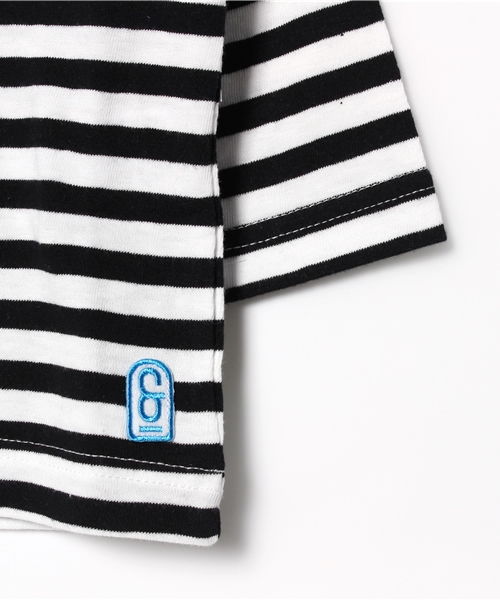 URBAN RESEARCH DOORS（アーバンリサーチドアーズ）の「FORK＆SPOON ボーダークルーネックL/S（Tシャツ/カットソー・キッズ・ベージュ/ブラック/グレー・90/105/120/135）」の4枚目の写真