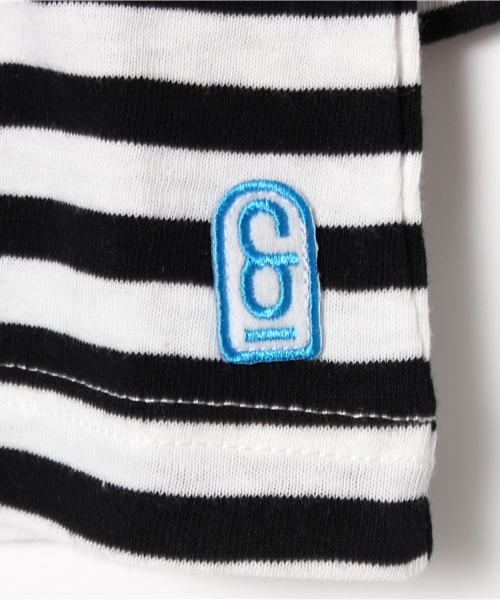 URBAN RESEARCH DOORS（アーバンリサーチドアーズ）の「FORK＆SPOON ボーダークルーネックL/S（Tシャツ/カットソー・キッズ・ベージュ/ブラック/グレー・90/105/120/135）」の5枚目の写真