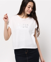 STATE TEE SUNSHINE/ステイト箔プリントTシャツ
