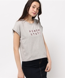 STATE TEE SUNSHINE/ステイト箔プリントTシャツ