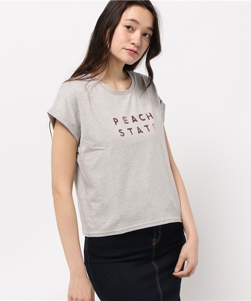 SoLA(Sister Of Los Angels)(ソラ(シスターオブロサンゼルス))の「STATE TEE SUNSHINE/ステイト箔プリントTシャツ(Tシャツ/カットソー・レディース・その他1/その他2/その他3・FREE)」の3枚目の写真