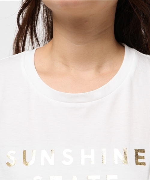 SoLA(Sister Of Los Angels)(ソラ(シスターオブロサンゼルス))の「STATE TEE SUNSHINE/ステイト箔プリントTシャツ(Tシャツ/カットソー・レディース・その他1/その他2/その他3・FREE)」の7枚目の写真