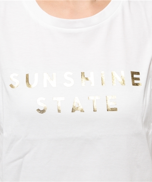 SoLA(Sister Of Los Angels)(ソラ(シスターオブロサンゼルス))の「STATE TEE SUNSHINE/ステイト箔プリントTシャツ(Tシャツ/カットソー・レディース・その他1/その他2/その他3・FREE)」の9枚目の写真