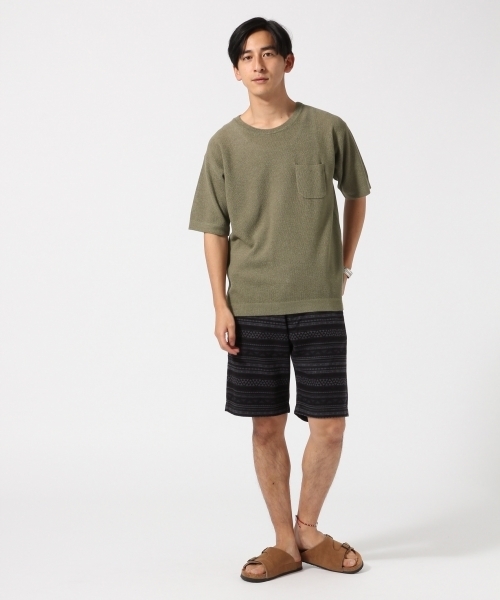 RAGEBLUE（レイジブルー）の「ネイティブ柄ショーツ/722919（その他パンツ・メンズ・ネイビー/オリーブ/グレー系その他・LARGE/MEDIUM）」の6枚目の写真