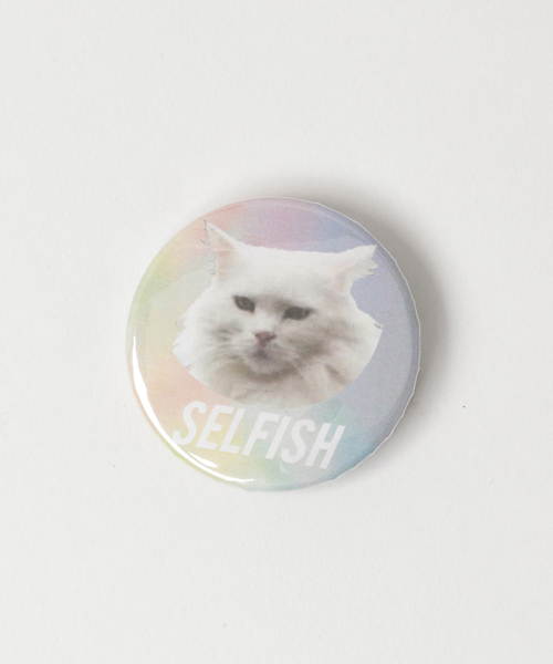 WEGO(ウィゴー)の「WEGO/SELFISH缶バッジ(バッジ・レディース・ピンク/その他1/サックスブルー・FREE)」の3枚目の写真