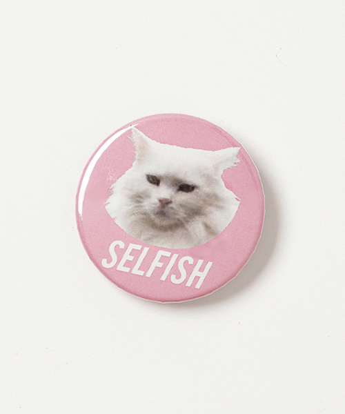 WEGO(ウィゴー)の「WEGO/SELFISH缶バッジ(バッジ・レディース・ピンク/その他1/サックスブルー・FREE)」の2枚目の写真