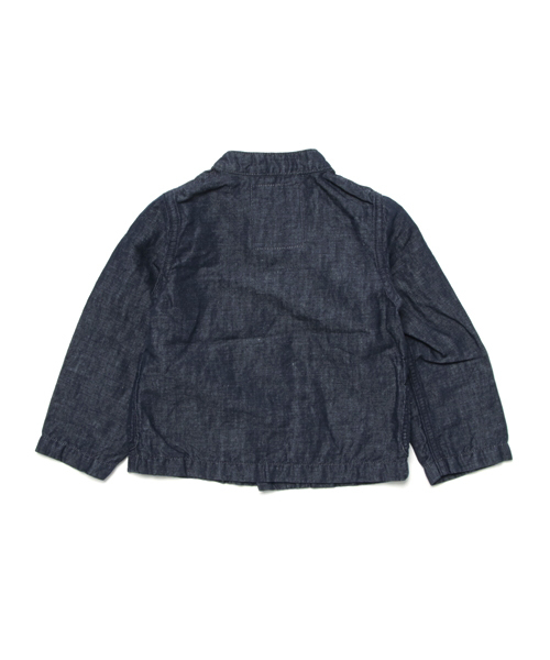 SWAP MEET MARKET（スワップミートマーケット）の「綿麻カンフージャケット（その他アウター・キッズ・ネイビー・110/120/100/140/130）」の2枚目の写真