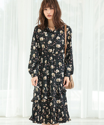 fifth | フラワーティアードフリルワンピース(ワンピース)