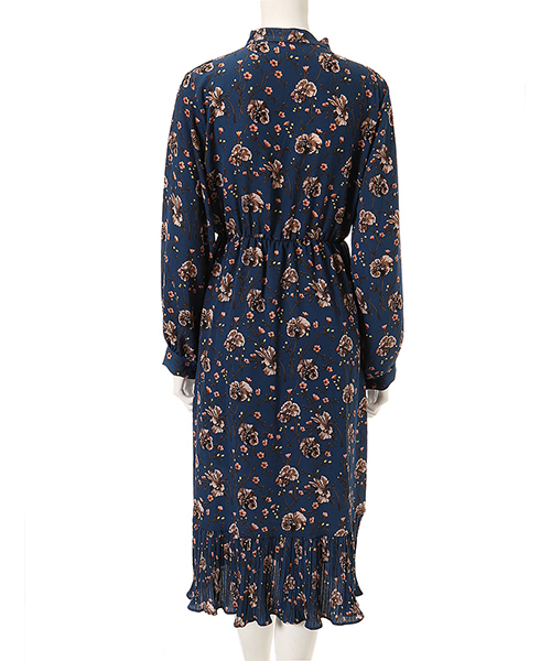 fifth(フィフス)の「フラワーティアードフリルワンピース(ワンピース・レディース・キャメル/ブラック/ブルー・MEDIUM)」の6枚目の写真