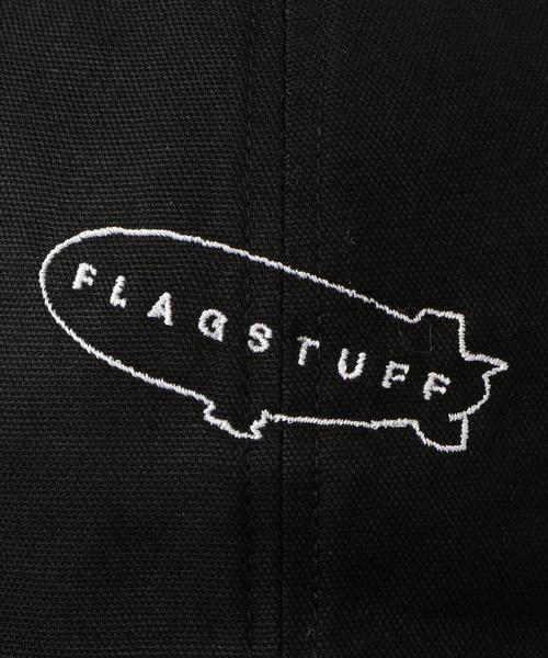 FLAGSTUFF(フラグスタフ)の「【別注】<FLAGSTUFF> AIRSHIP LOGO CAP/キャップ ◆(キャップ・メンズ・ブラック/イエロー・FREE)」の3枚目の写真