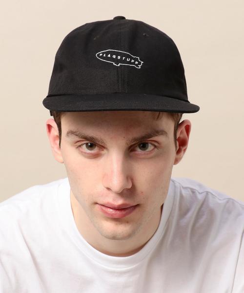 FLAGSTUFF(フラグスタフ)の「【別注】<FLAGSTUFF> AIRSHIP LOGO CAP/キャップ ◆(キャップ・メンズ・ブラック/イエロー・FREE)」の5枚目の写真