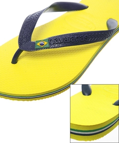 havaianas(ハワイアナス)の「Havaianas / ハワイアナス BRASIL ビーチサンダル(サンダル・メンズ・ロイヤルブルー/イエロー・US9)」の5枚目の写真