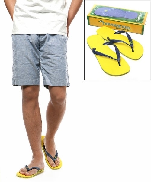 havaianas(ハワイアナス)の「Havaianas / ハワイアナス BRASIL ビーチサンダル(サンダル・メンズ・ロイヤルブルー/イエロー・US9)」の6枚目の写真