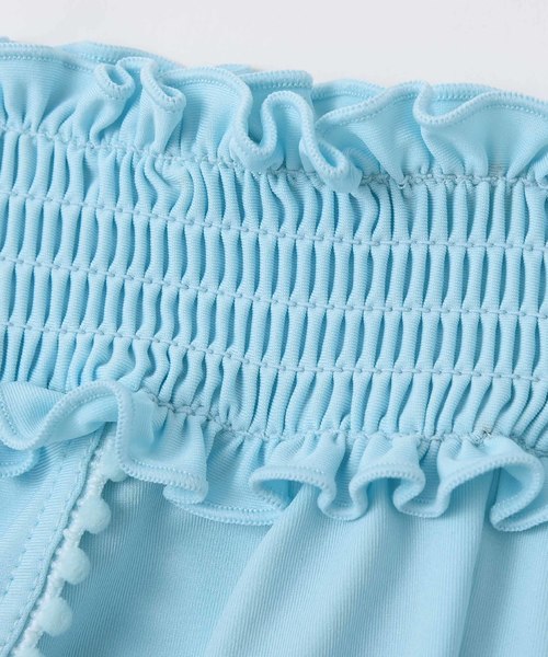 SUNBABIES（サンベイビーズ）の「ポンポンショートパンツ（水着・レディース・ミント/ラベンダー/ブルー系その他/ブラック・L/S/M）」の12枚目の写真