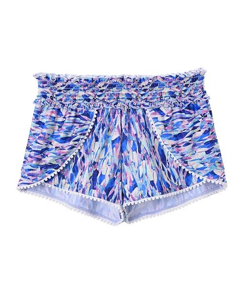 SUNBABIES（サンベイビーズ）の「ポンポンショートパンツ（水着・レディース・ミント/ラベンダー/ブルー系その他/ブラック・L/S/M）」の3枚目の写真