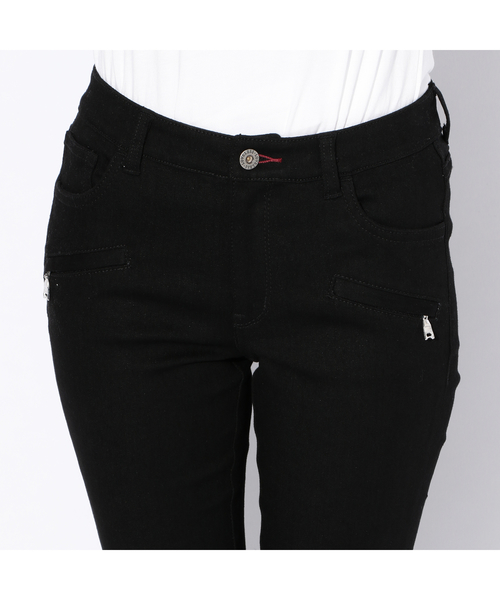 LOVELESS（ラブレス）の「【LOVELESS】WOMENS ブラックライダースキニーパンツ（その他パンツ・レディース・ブラック・36/34）」の4枚目の写真