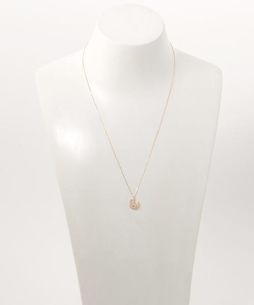 TAKE-UP(テイクアップ)の「K18パニエ クレセントネックレス(ネックレス・レディース・イエローゴールド・FREE)」の2枚目の写真