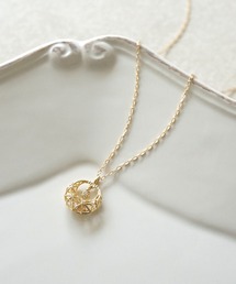 Ｋ18パニエ クレセントネックレス