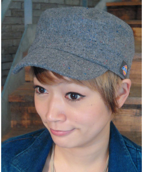 CIAOPANIC（チャオパニック）の「【Dickies】×Ciaopanic　ﾜｰｸCAP（キャップ・レディース・グレー/ブラック×グレー/チャコールグレー/ネイビー/ブラウン/ブラック・FREE）」の4枚目の写真