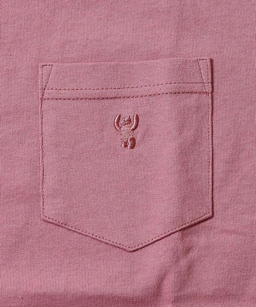 coen（コーエン）の「USAコットンクルーネックポケットTシャツ2018SS(ライトピンク、ライトブルー⇒WEB限定カラー)（Tシャツ/カットソー・メンズ・ライトピンク/ホワイト/ブラック/ライトグレー/オリーブ/ネイビー/ライトブルー/パープル/オレンジ系その他・MEDIUM/X-LARGE/LARGE/SMALL）」の20枚目の写真