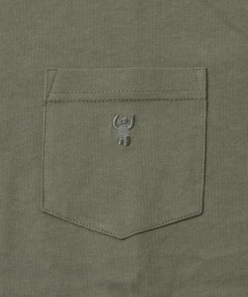 coen（コーエン）の「USAコットンクルーネックポケットTシャツ2018SS(ライトピンク、ライトブルー⇒WEB限定カラー)（Tシャツ/カットソー・メンズ・ライトピンク/ホワイト/ブラック/ライトグレー/オリーブ/ネイビー/ライトブルー/パープル/オレンジ系その他・MEDIUM/X-LARGE/LARGE/SMALL）」の21枚目の写真