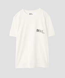 MHL. | PRINTED COTTON JERSEY(Tシャツ/カットソー)