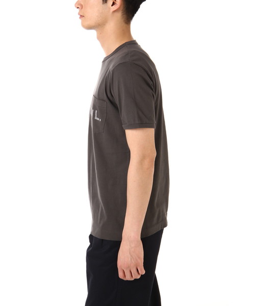 MHL.（エムエイチエル）の「PRINTED COTTON JERSEY（Tシャツ/カットソー・メンズ・ホワイト/オフホワイト/チャコール・MEDIUM/SMALL/LARGE/X-LARGE）」の11枚目の写真