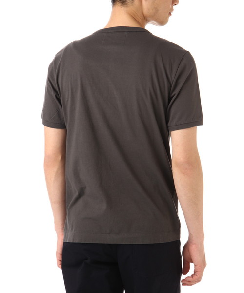 MHL.（エムエイチエル）の「PRINTED COTTON JERSEY（Tシャツ/カットソー・メンズ・ホワイト/オフホワイト/チャコール・MEDIUM/SMALL/LARGE/X-LARGE）」の10枚目の写真