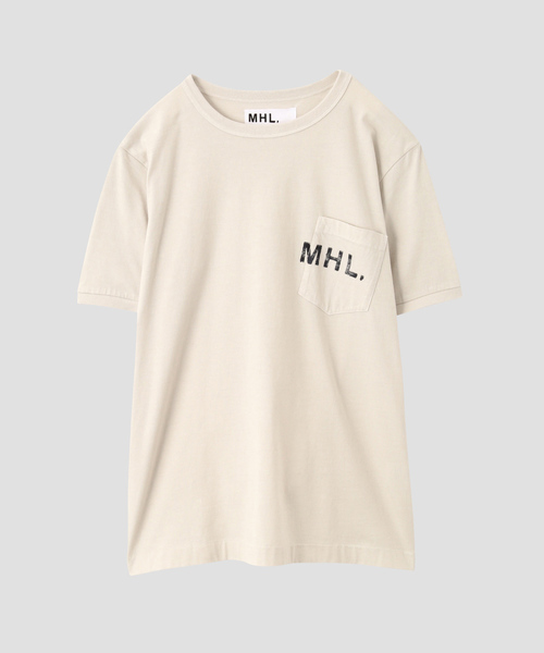 MHL.（エムエイチエル）の「PRINTED COTTON JERSEY（Tシャツ/カットソー・メンズ・ホワイト/オフホワイト/チャコール・MEDIUM/SMALL/LARGE/X-LARGE）」の20枚目の写真