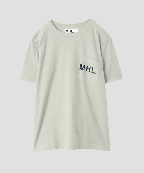 MHL.（エムエイチエル）の「PRINTED COTTON JERSEY（Tシャツ/カットソー・メンズ・ホワイト/オフホワイト/チャコール・MEDIUM/SMALL/LARGE/X-LARGE）」の21枚目の写真