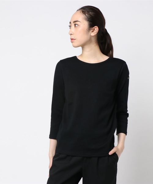 Le Minor(ルミノア)の「Le minor(ルミノア)後ろ空きカットソー(Tシャツ/カットソー・レディース・ブラック/ホワイト・1)」の7枚目の写真