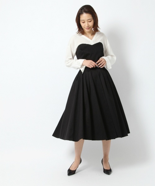 laboratory work（ラボラトリーワーク）の「ビスチェカクテルドレス（ワンピース・レディース・ブラック・MEDIUM）」の4枚目の写真