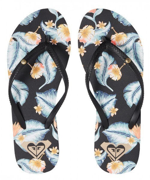 ROXY（ロキシー）の「BERMUDA II/ロキシー ビーチサンダル ビーサン（サンダル・レディース・ブラック/イエロー/ミント/ブラウン/ネイビー/バーガンディー/ブルー系その他/ブラック系その他/ピンク/その他/その他1/ブラック系2・25cm/24cm/23cm）」の4枚目の写真