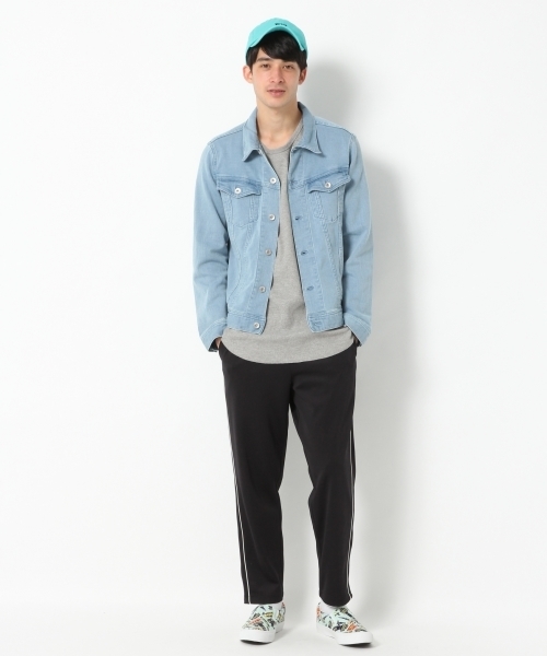 RAGEBLUE（レイジブルー）の「ワッフルロングクルー5分袖/790347（Tシャツ/カットソー・メンズ・グレー/ブラック/その他/ホワイト・MEDIUM/SMALL/LARGE）」の6枚目の写真