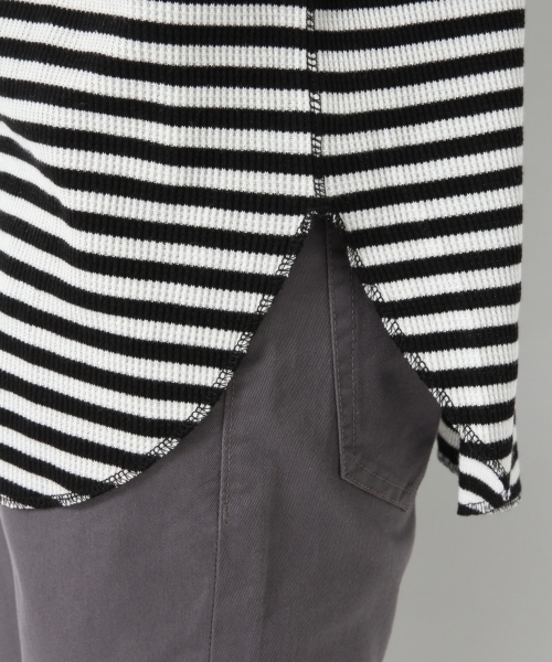 RAGEBLUE（レイジブルー）の「ワッフルロングクルー5分袖/790347（Tシャツ/カットソー・メンズ・グレー/ブラック/その他/ホワイト・MEDIUM/SMALL/LARGE）」の17枚目の写真