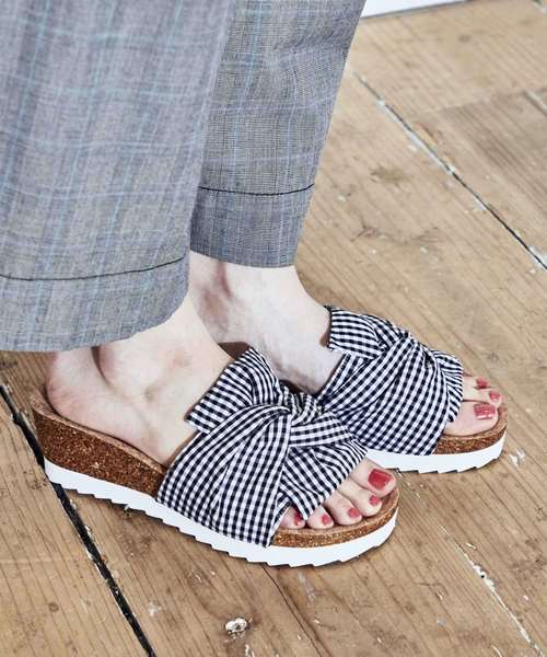 ORiental TRaffic（オリエンタルトラフィック）の「春夏★厚底リボンサンダル★8223（サンダル・レディース・レッド/ブラック/ホワイト・LL/L/S/M）」の2枚目の写真