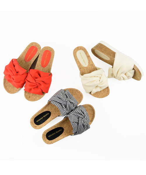 ORiental TRaffic（オリエンタルトラフィック）の「春夏★厚底リボンサンダル★8223（サンダル・レディース・レッド/ブラック/ホワイト・LL/L/S/M）」の16枚目の写真