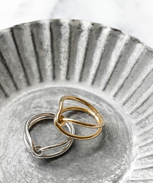 colleca la（コレカラ）の「ノットリング（リング・レディース・シルバー/ゴールド・ﾌﾘ-）」の6枚目の写真