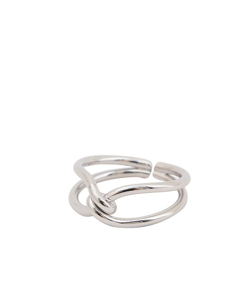 colleca la（コレカラ）の「ノットリング（リング・レディース・シルバー/ゴールド・ﾌﾘ-）」の7枚目の写真