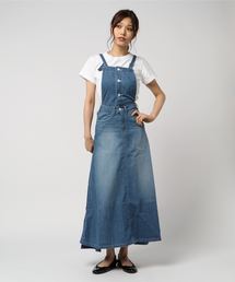 woadblue サロペットスカート