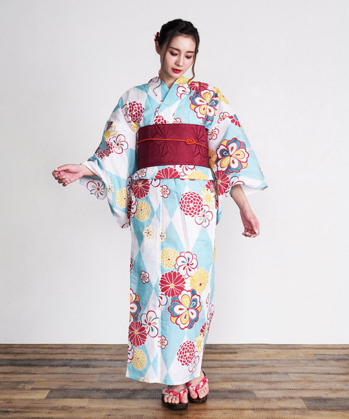 shopnikoniko（ショップニコニコ）の「雑誌掲載　セブンティーン掲載　一人でも着れる浴衣3点セット浴衣作り帯下駄（浴衣・レディース・その他/その他2/その他3/その他4/その他1/H/D/E/F/A/C/G/B・フリー）」の8枚目の写真