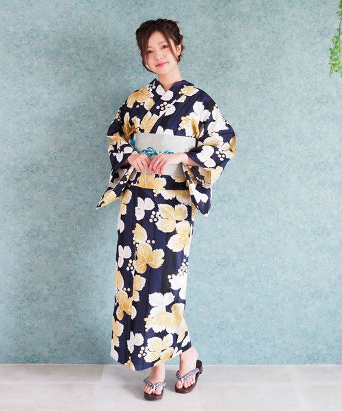 shopnikoniko（ショップニコニコ）の「雑誌掲載　セブンティーン掲載　一人でも着れる浴衣3点セット浴衣作り帯下駄（浴衣・レディース・その他/その他2/その他3/その他4/その他1/H/D/E/F/A/C/G/B・フリー）」の10枚目の写真