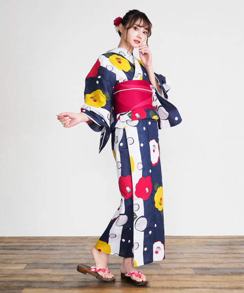 shopnikoniko（ショップニコニコ）の「雑誌掲載　セブンティーン掲載　一人でも着れる浴衣3点セット浴衣作り帯下駄（浴衣・レディース・その他/その他2/その他3/その他4/その他1/H/D/E/F/A/C/G/B・フリー）」の13枚目の写真