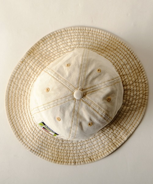 FUNALIVE（ファンアライブ）の「WAPPEN CANVAS METRO キャンバスワッペンメトロハット（ハット・メンズ・ベージュ/ブラック/ネイビー/オリーブドラブ・FREE）」の6枚目の写真