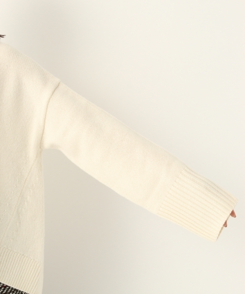 A part by（アパートバイ）の「5GWオフタートル　797532（ニット/セーター・レディース・ブラック/グレー/レッド/オフホワイト/マスタード/ライトブルー/パープル・FREE）」の19枚目の写真