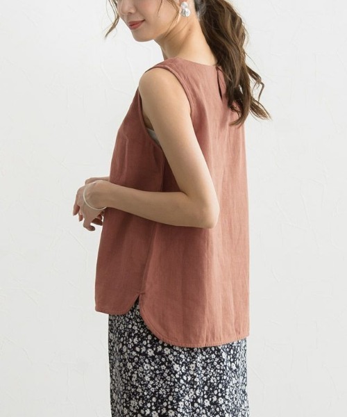 Pierrot（ピエロ）の「綿麻フレアスカート セットアップ（スカート・レディース・ベージュ/カーキ/ネイビー/アイボリー/オレンジ系その他/ブラウン系その他・M/L）」の21枚目の写真