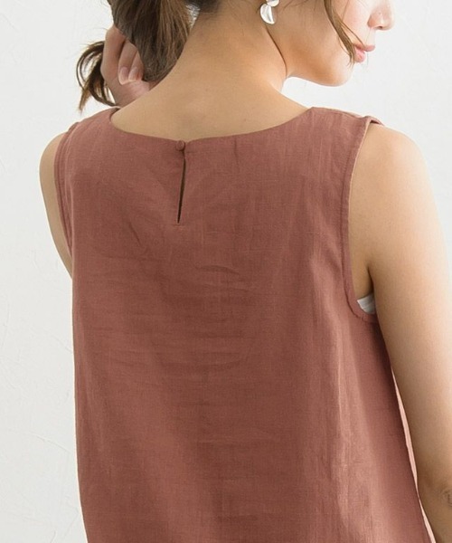 Pierrot（ピエロ）の「綿麻フレアスカート セットアップ（スカート・レディース・ベージュ/カーキ/ネイビー/アイボリー/オレンジ系その他/ブラウン系その他・M/L）」の10枚目の写真